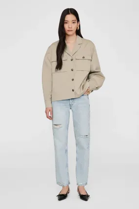 Anine Bing Sawyer Shirt Jacket - Oatmeal