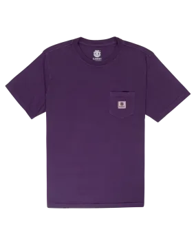 Basic Pocket T-Shirt in Grape