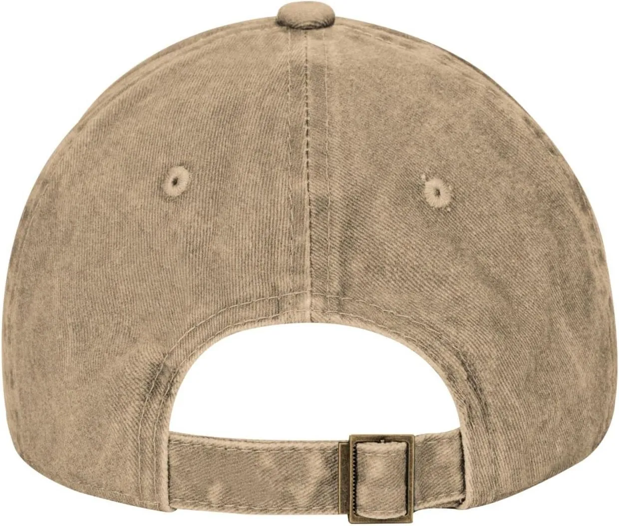 Black Little Hedgehog in Raincoat Picture Washed Cowboy Baseball Cap for Adults - Stylish and Breathable Hat