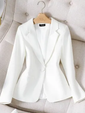 Blazer com Botão Único Chic e Elegante – Ester