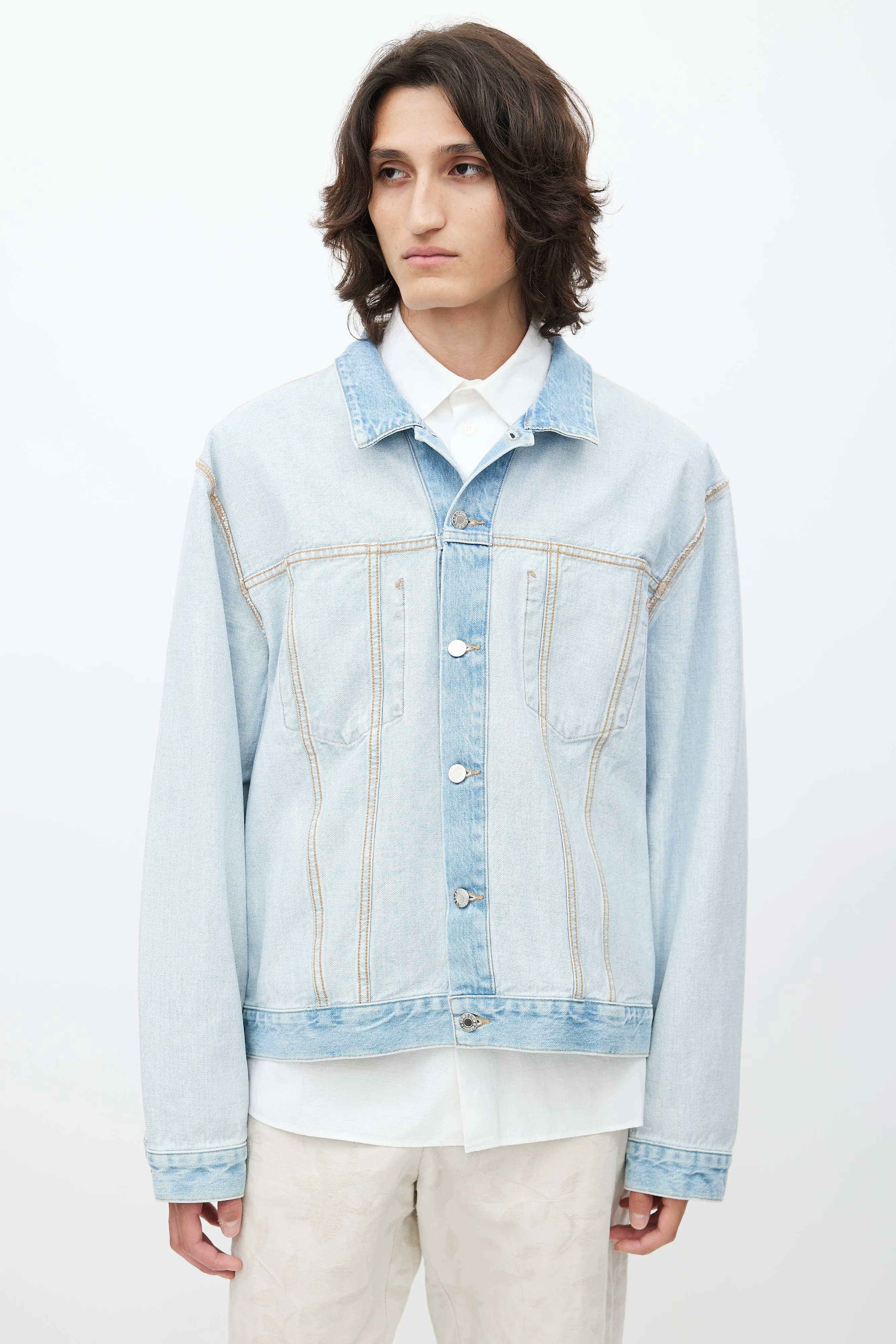 Blue Light Wash Denim Jacket