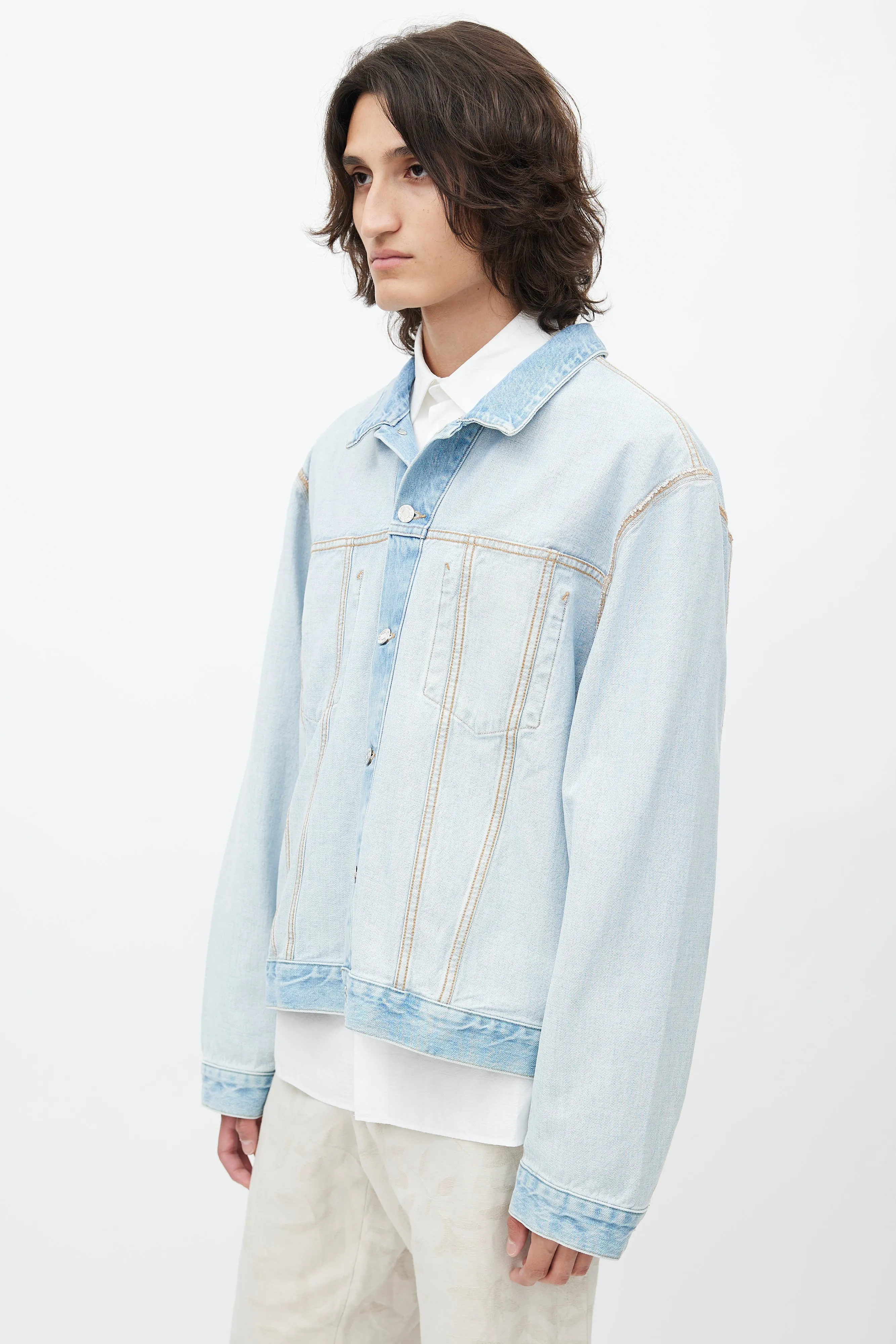 Blue Light Wash Denim Jacket