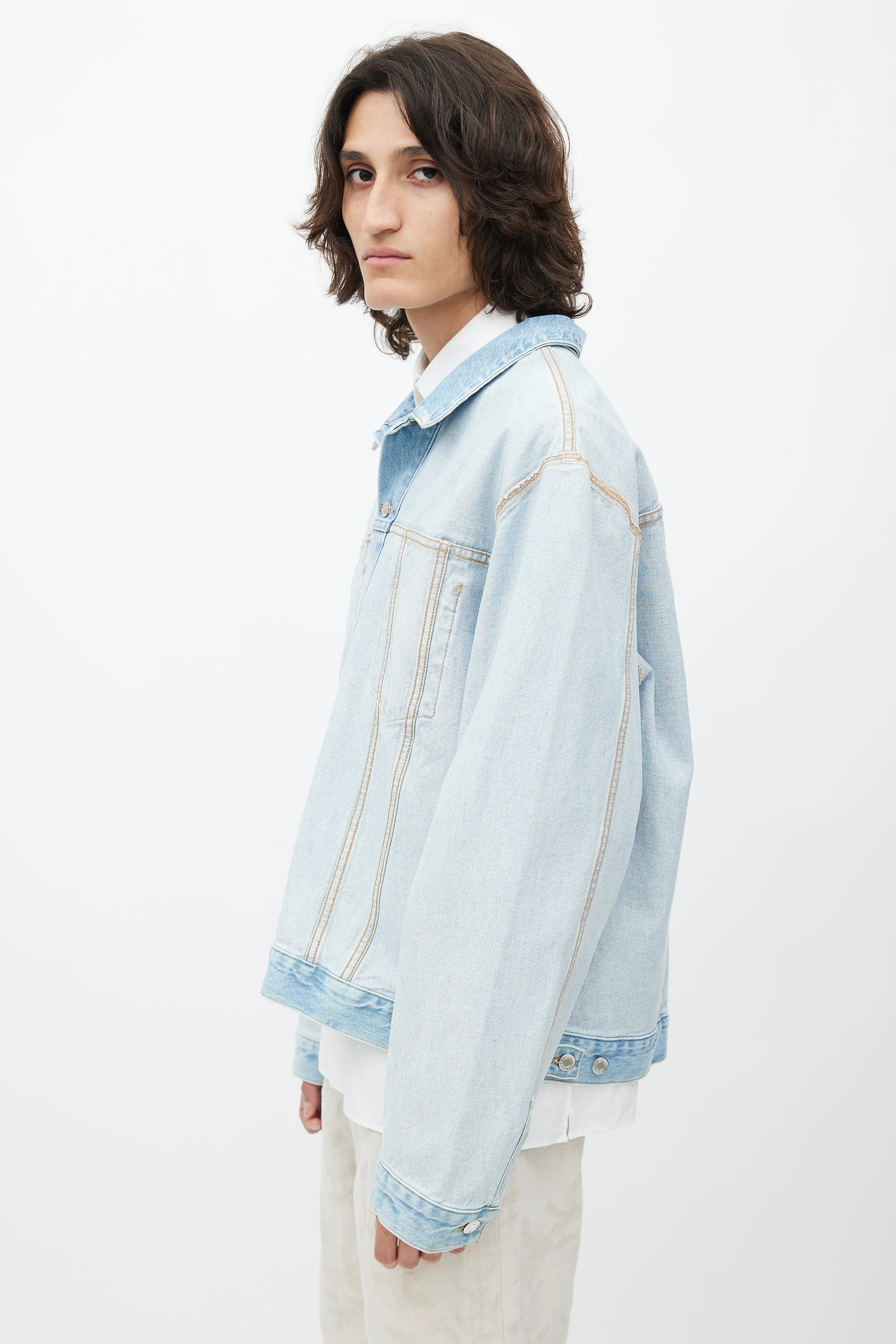 Blue Light Wash Denim Jacket