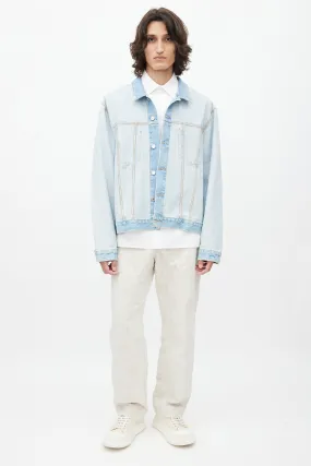 Blue Light Wash Denim Jacket