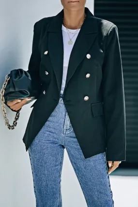 Chic Double Breasted Blazer