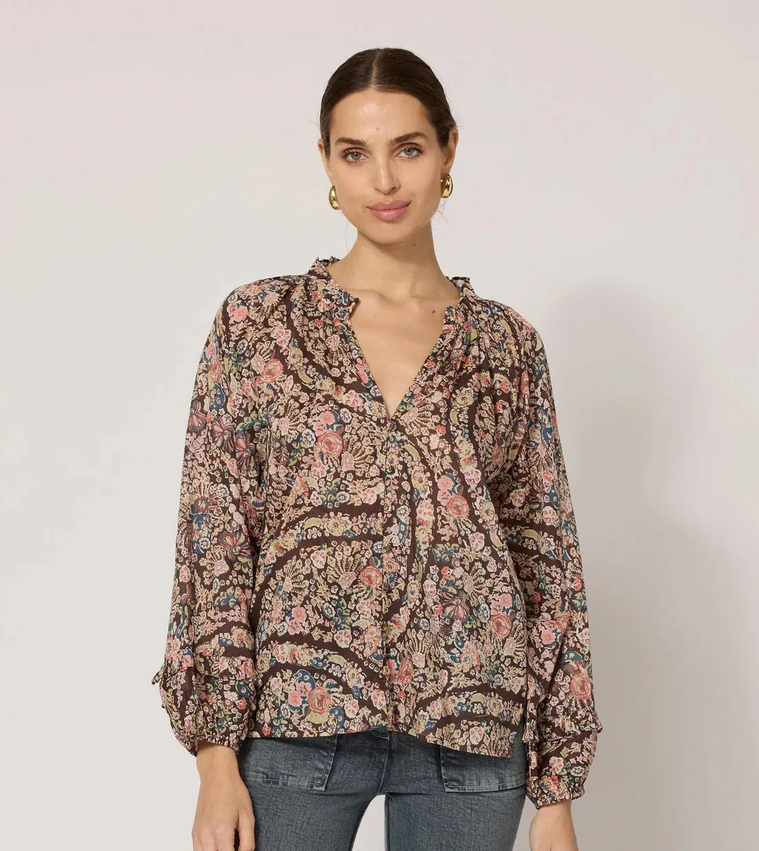CLE Alicia Blouse Top in Divina
