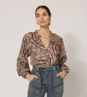 CLE Alicia Blouse Top in Divina
