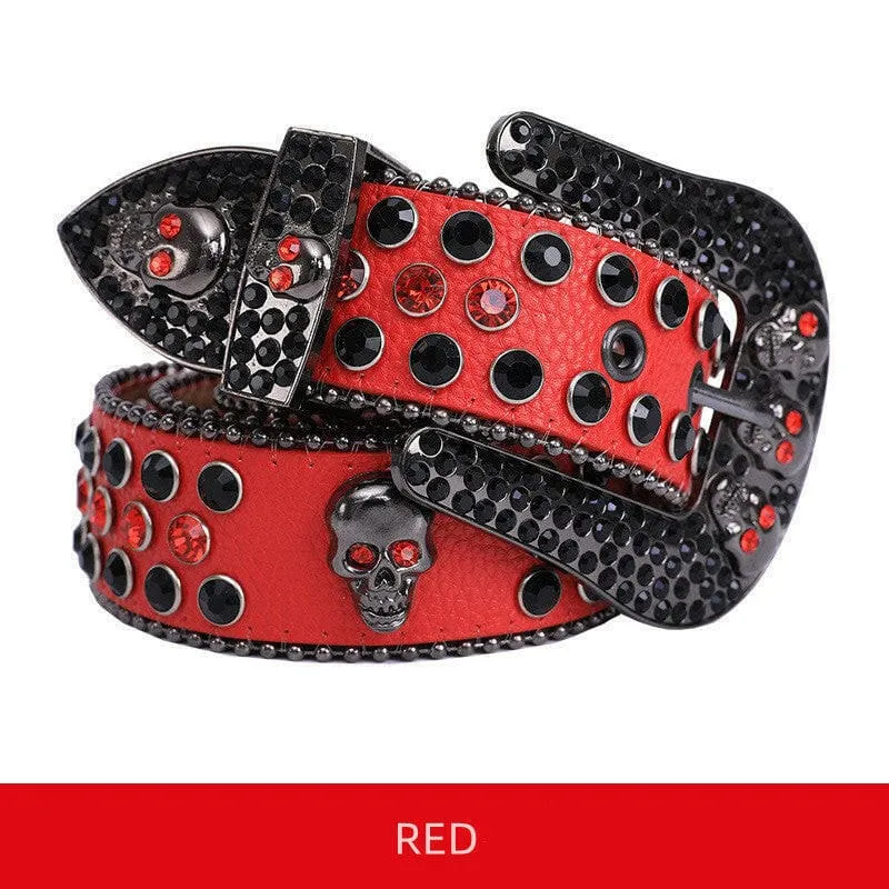 Crystal Studded Belt for a Stylish Cowgirl Vibe