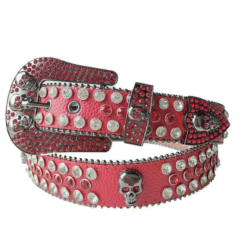 Crystal Studded Belt for a Stylish Cowgirl Vibe
