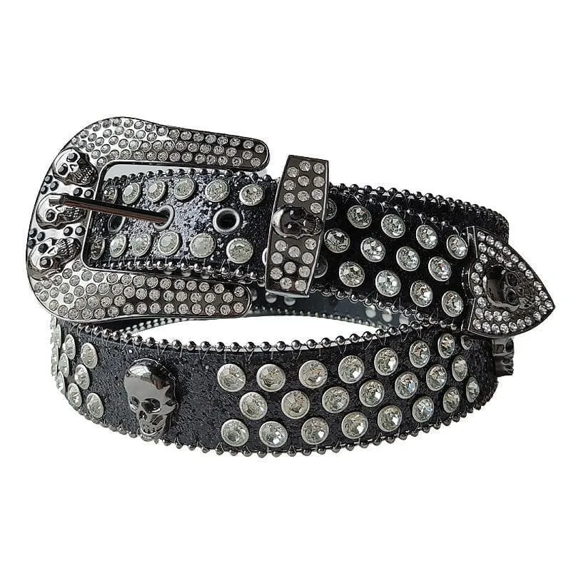 Crystal Studded Belt for a Stylish Cowgirl Vibe