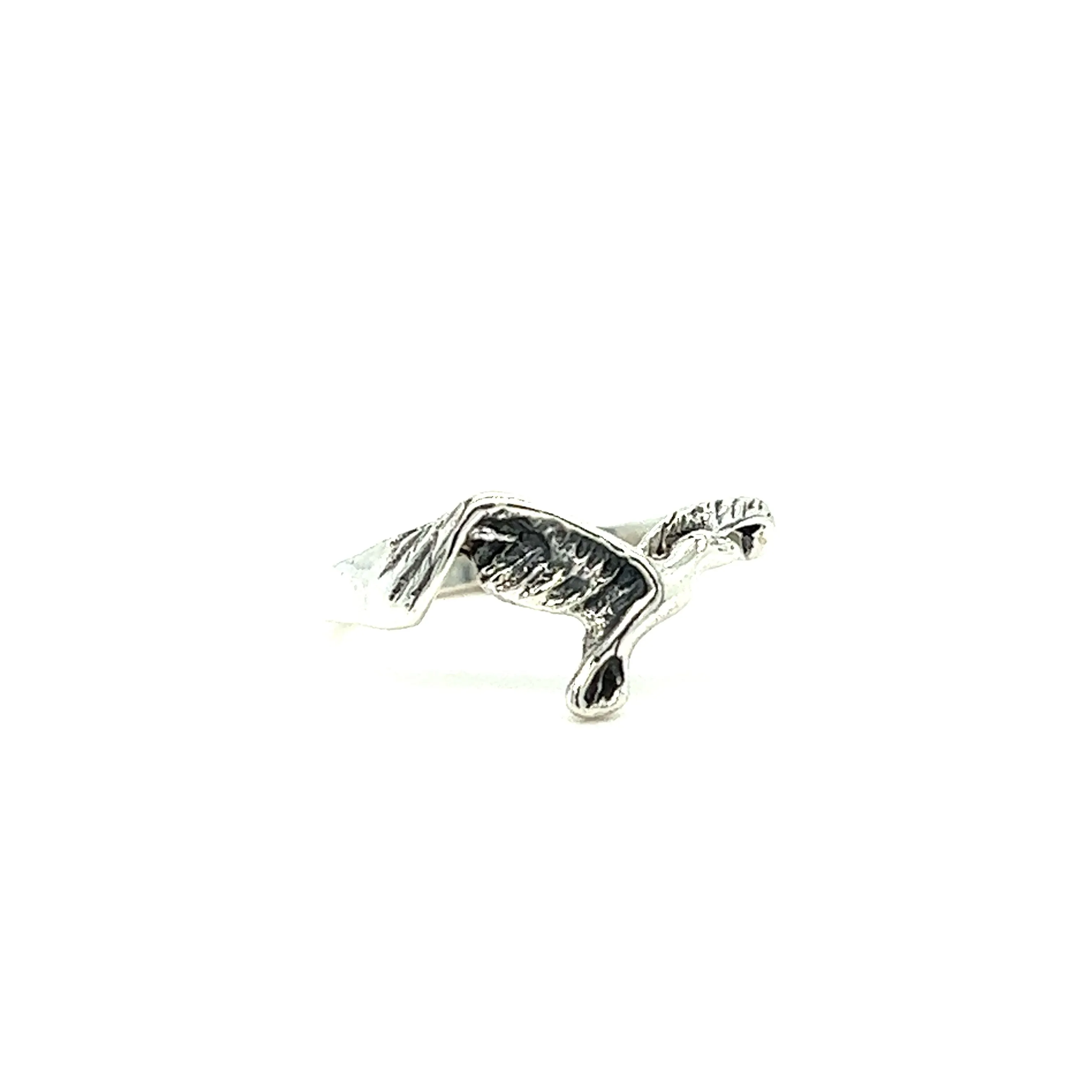 Dainty Flying Seagull Ring