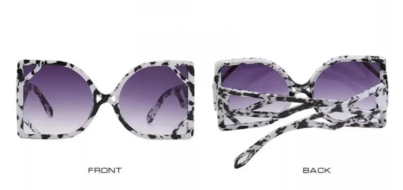 Don’t Be SQUARE Oversized Sunglasses