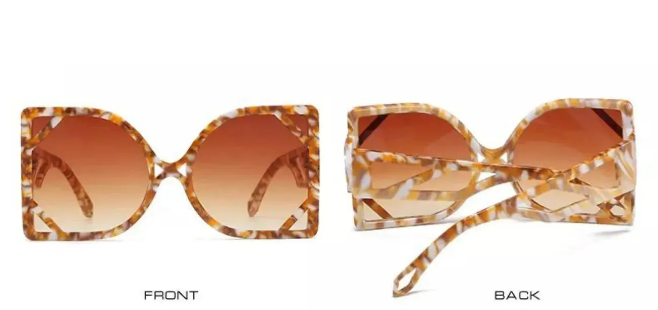 Don’t Be SQUARE Oversized Sunglasses