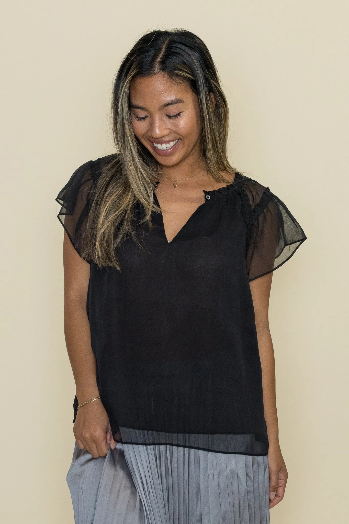 Emily Flutter Blouse