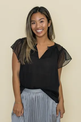 Emily Flutter Blouse