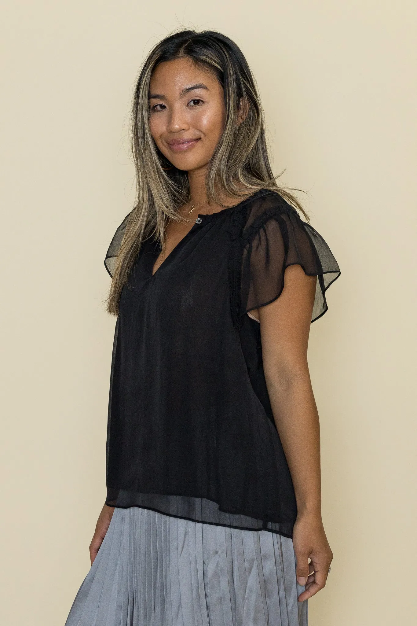 Emily Flutter Blouse