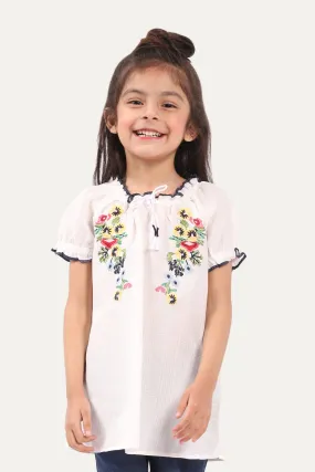 Flowy embroidered dress