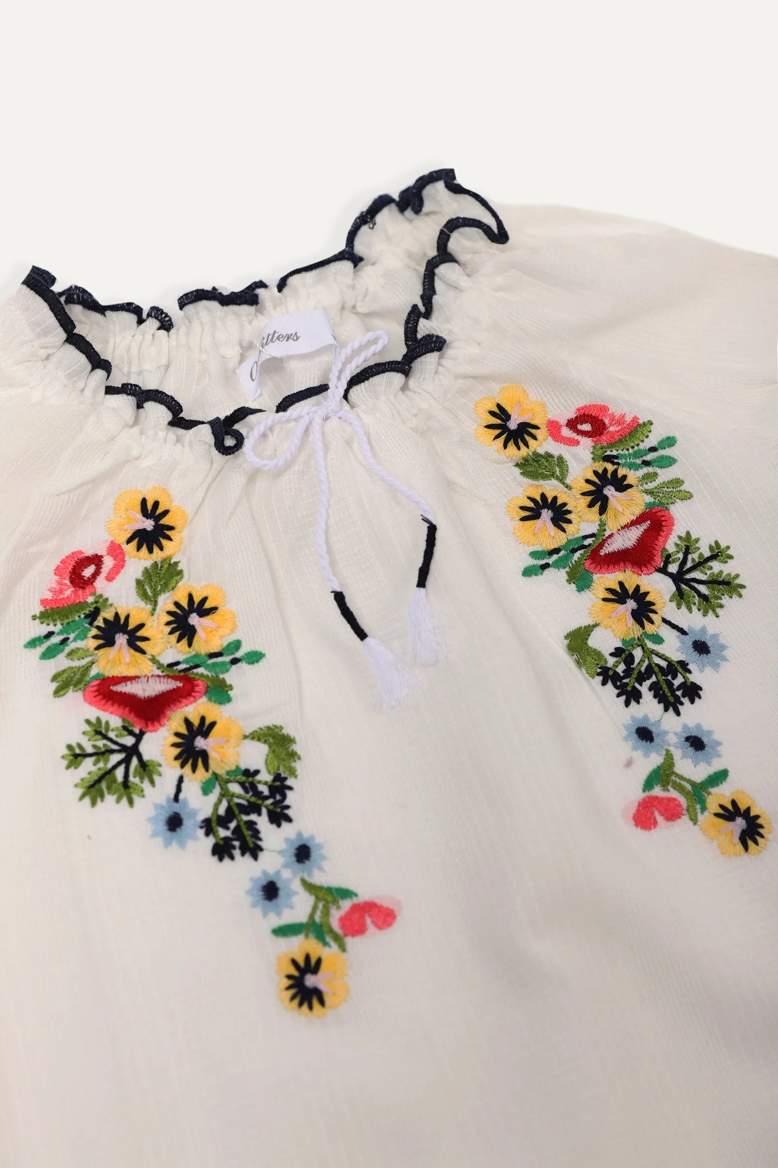 Flowy embroidered dress