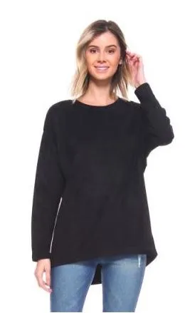 JOH Adi Oversized Crew Neck Black