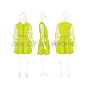 Kids Girls Stylish Dress