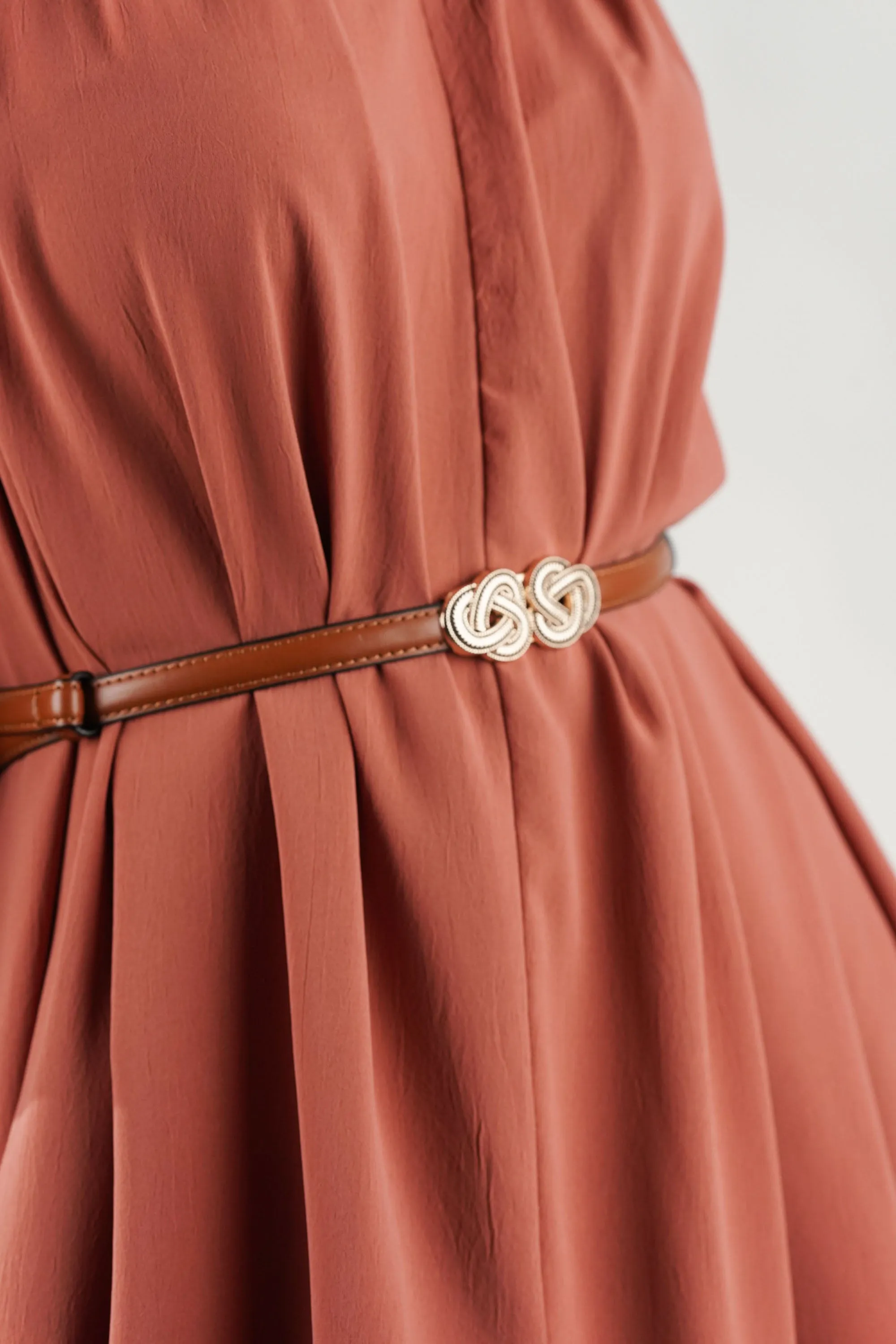 Knot Buckle Waist Belt