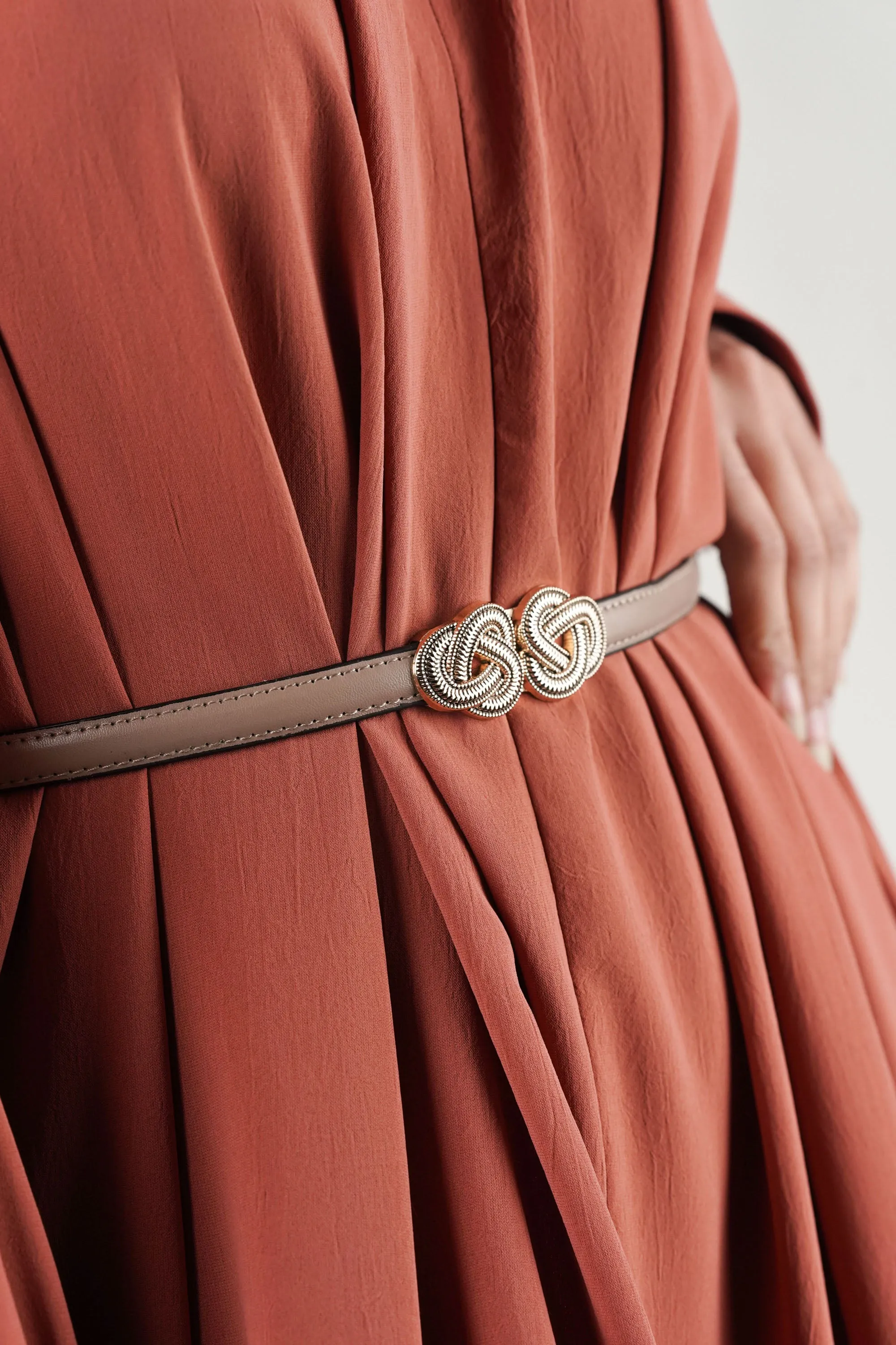 Knot Buckle Waist Belt