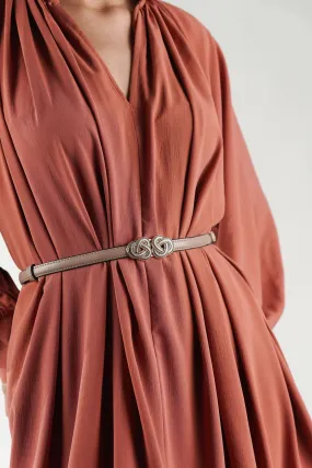 Knot Buckle Waist Belt