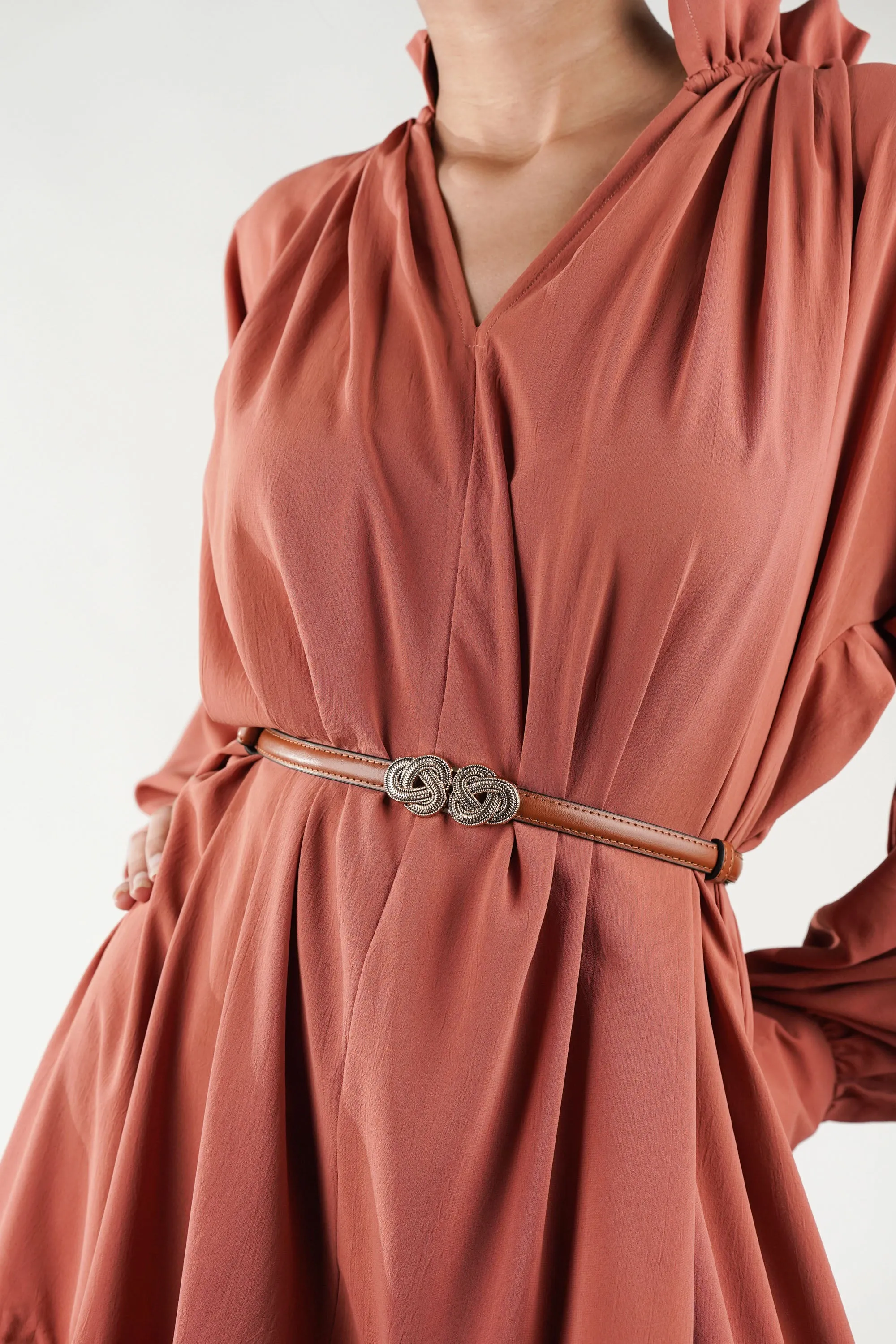 Knot Buckle Waist Belt