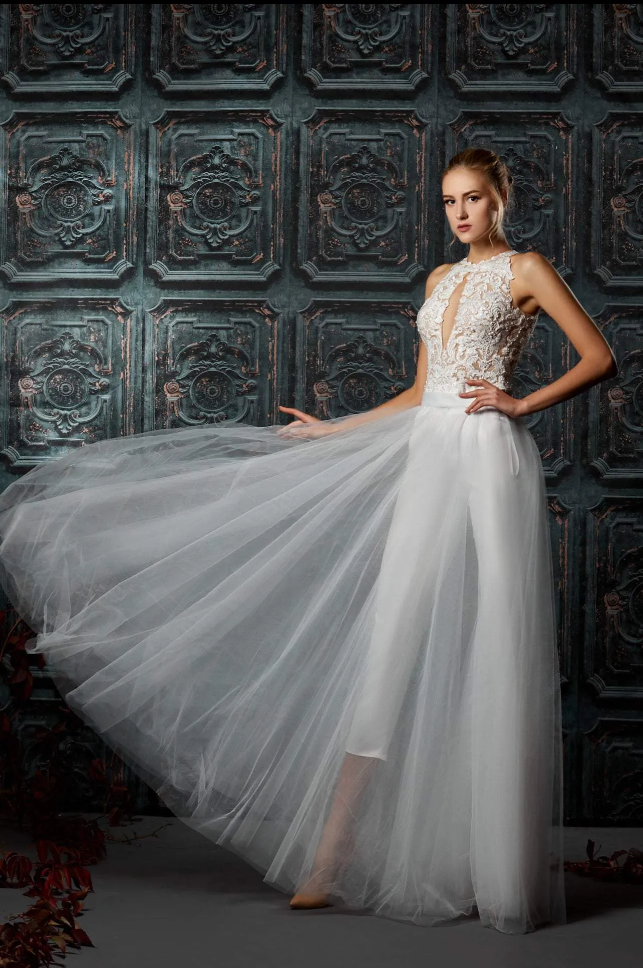 Little Sugar White Wedding Jumpsuit