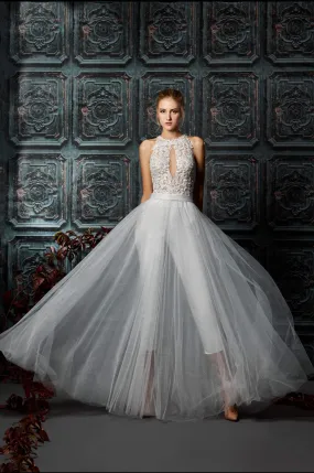 Little Sugar White Wedding Jumpsuit