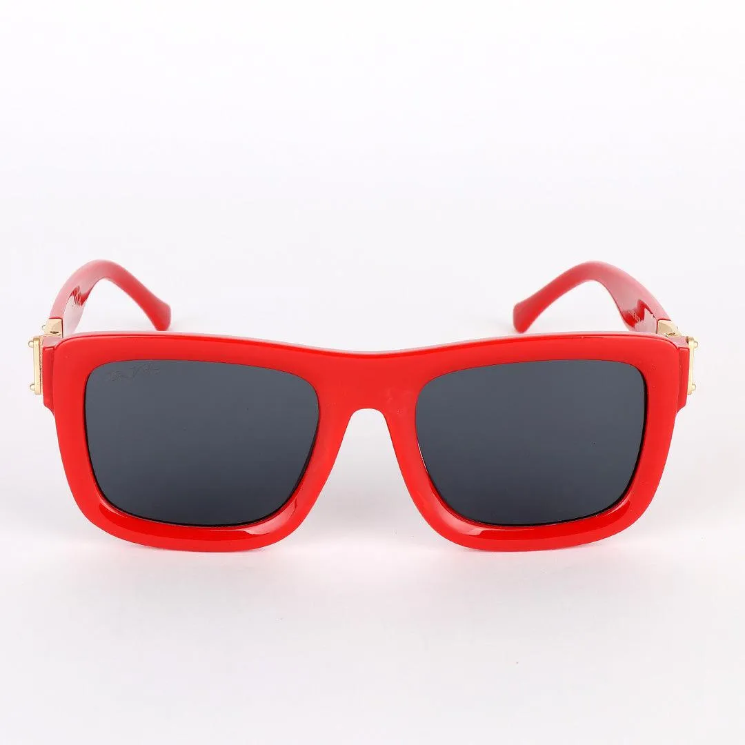 Louis Vuitton Classic Spring Square Unisex Red Sunglasses