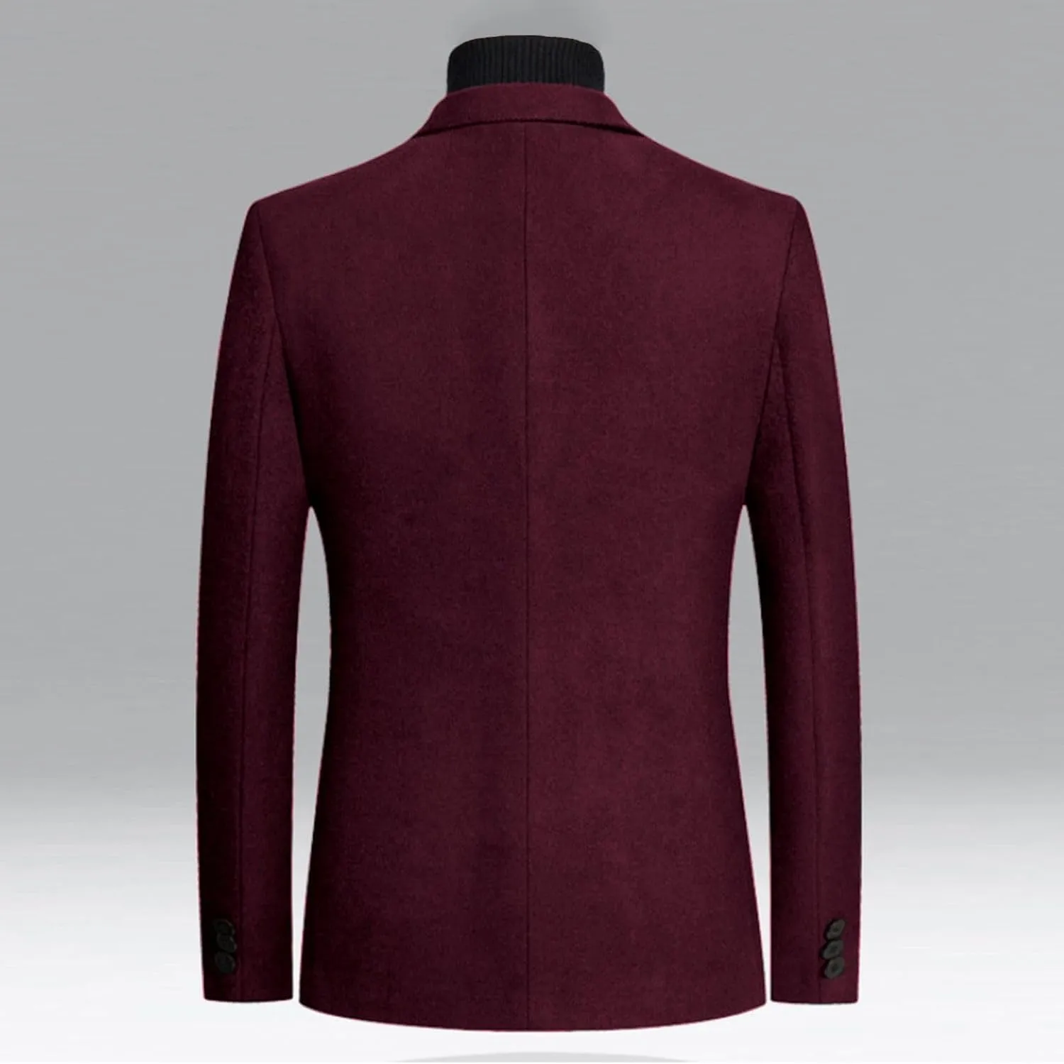Lu's Chic Men's Slim Fit Suit Jacket Long Sleeve Blazer Jacket Sport Coat Office Button Business Casual Fashion Fall