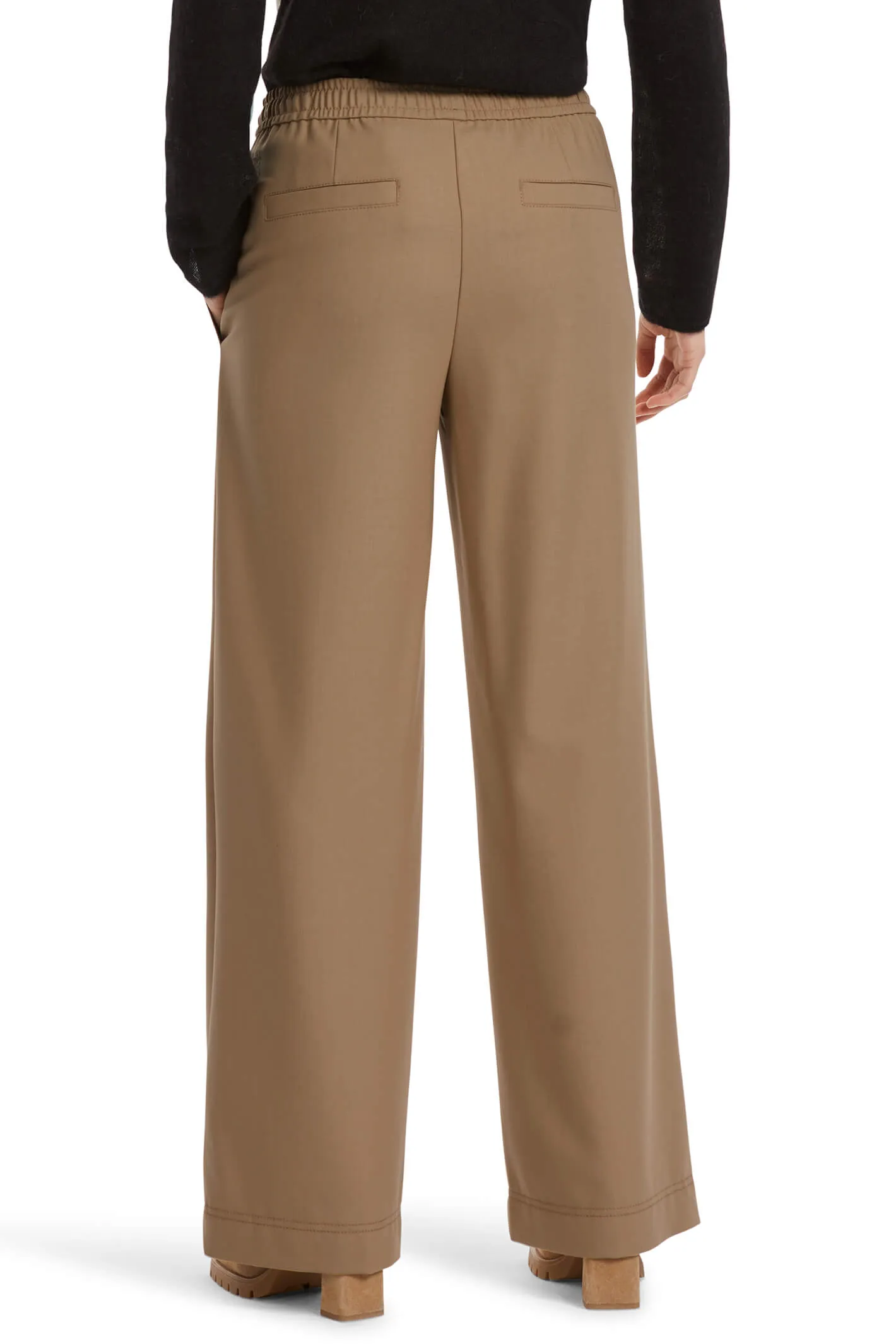 Marc Cain Sports VS 81.02 W46 Welby Soft Coffee Wide Fit Trousers