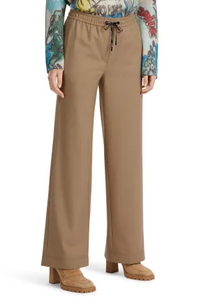 Marc Cain Sports VS 81.02 W46 Welby Soft Coffee Wide Fit Trousers