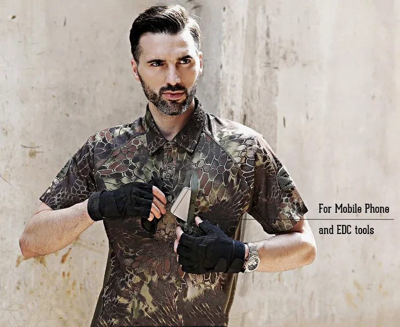 Men's Summer Breathable Tactical Short Sleeve T-Shirt