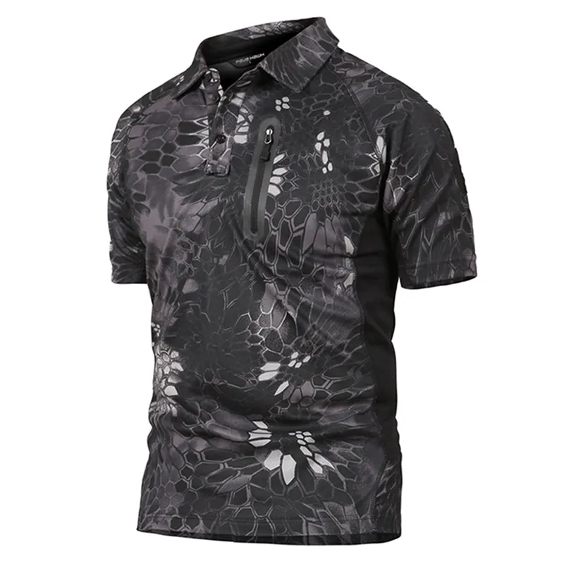 Men's Summer Breathable Tactical Short Sleeve T-Shirt