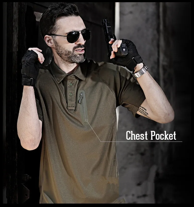 Men's Summer Breathable Tactical Short Sleeve T-Shirt