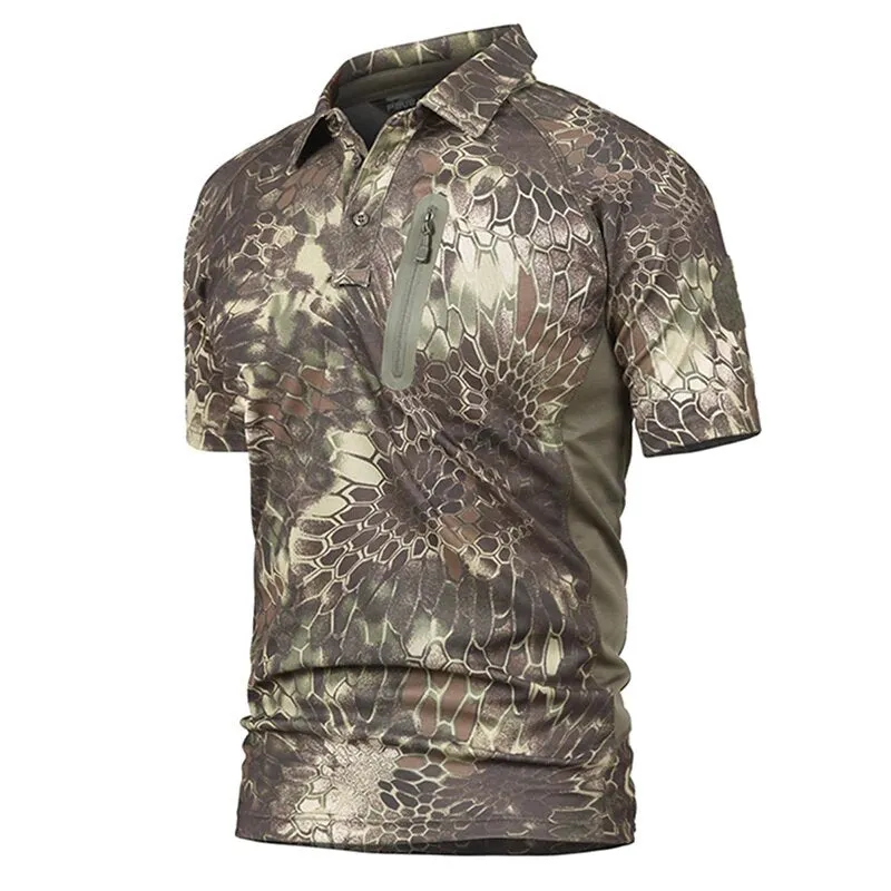 Men's Summer Breathable Tactical Short Sleeve T-Shirt