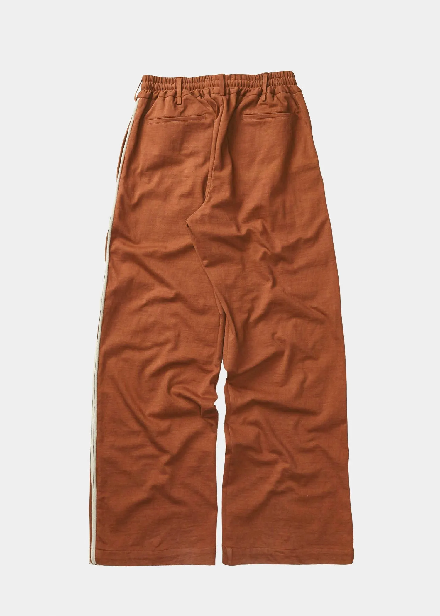 "Appliqué" Relaxed Lounge Pant - Soft Roots Jersey (Brown)