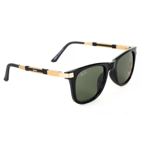 Ray-Ban G-15 Lens Gold Black Hand Designed  Sunglasses