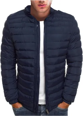 RTRDE Men's Light Puffer Jacket Winter Lightweight Jacket Warm Insulated Windproof Quilted Coat Down, M-2XL
