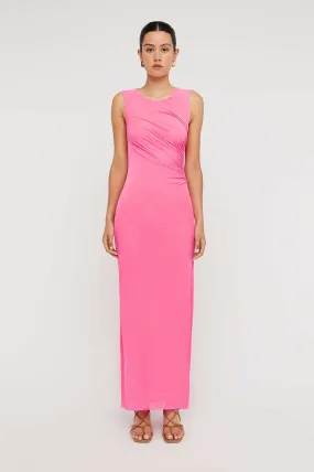 Scanlan Theodore Italian Mesh Gathered Dress