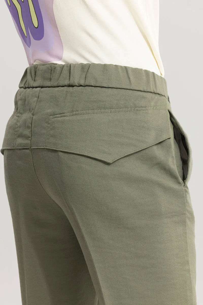 Soft Stride Green Trouser