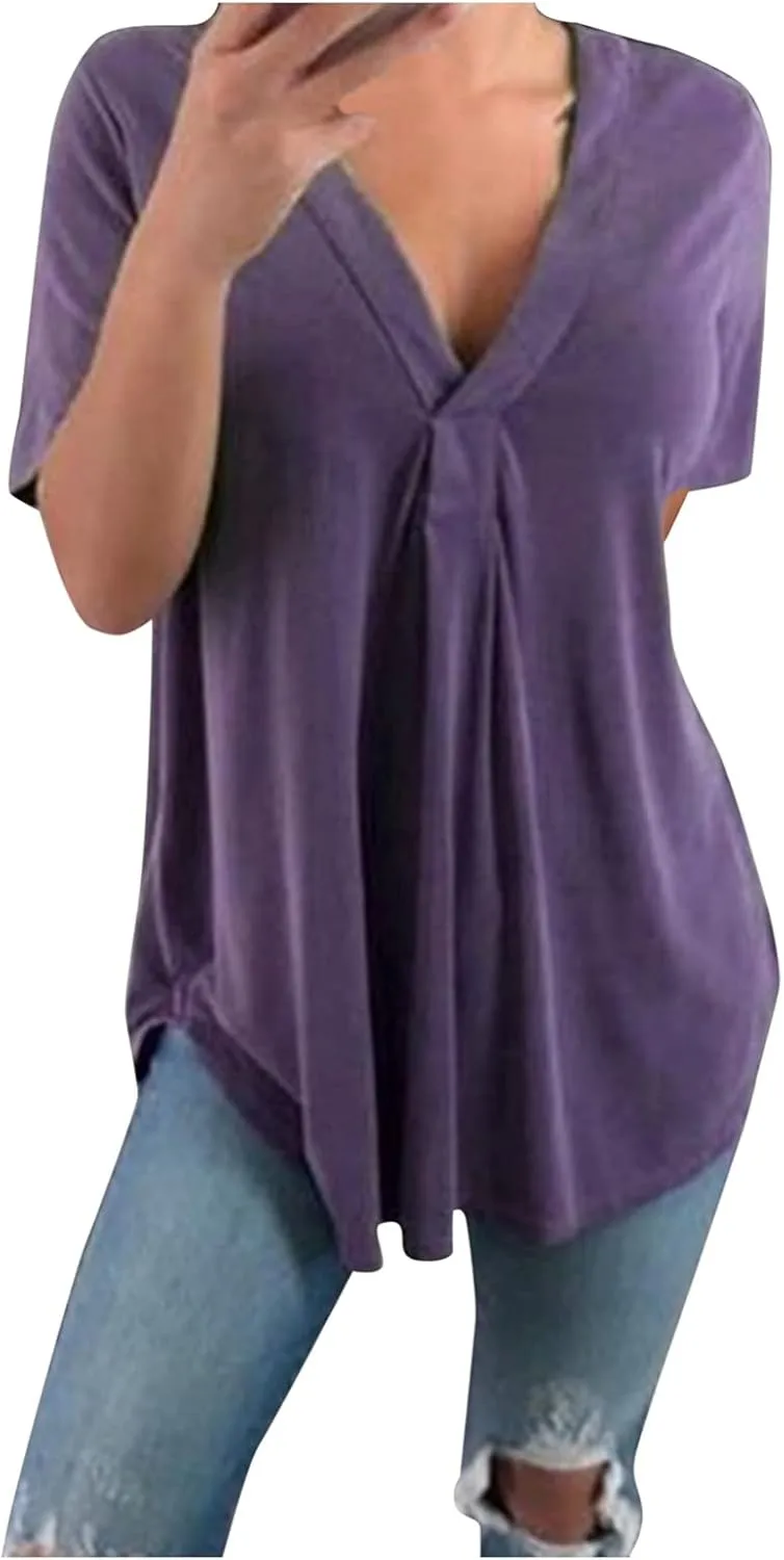 Top T-Shirt for Women Beach Daily Causal T-Shirt T