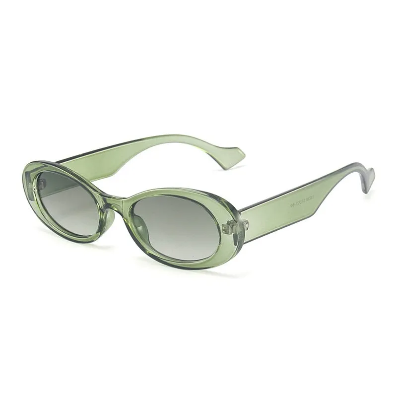 Trendy Oval Y2K Style Sunglasses (   more colors)