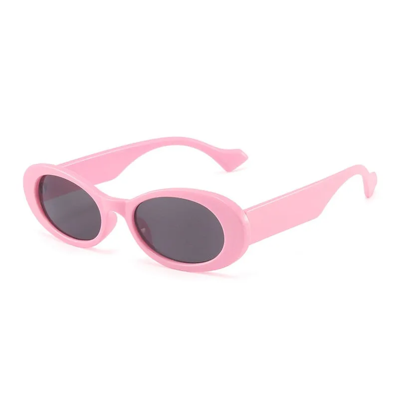 Trendy Oval Y2K Style Sunglasses (   more colors)