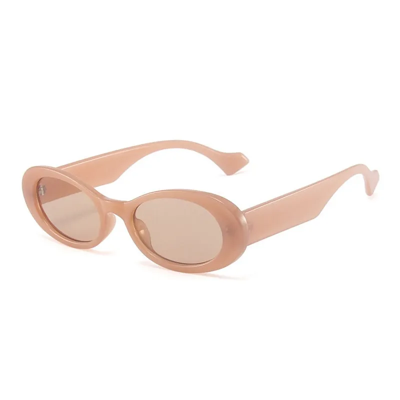 Trendy Oval Y2K Style Sunglasses (   more colors)