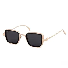 Trendy Square Frame Steampunk Sunglasses For Men