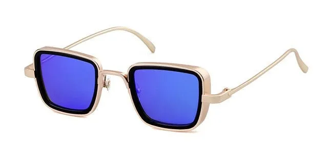Trendy Square Frame Steampunk Sunglasses For Men