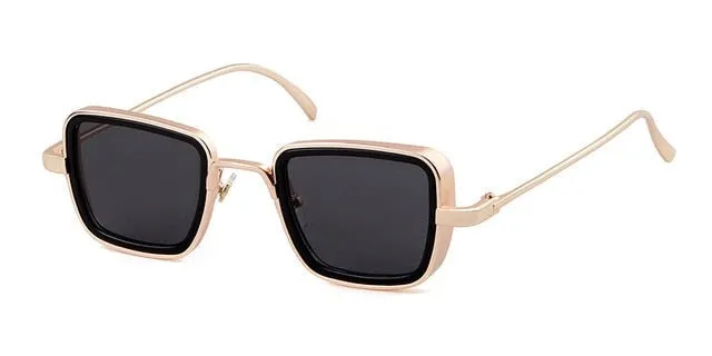 Trendy Square Frame Steampunk Sunglasses For Men